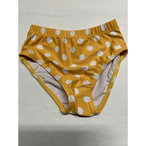 Younger Tree Size 2T-3T Yellow White Polka Dot 2 Piece Swimsuit - NWT - Picture 5 of 11